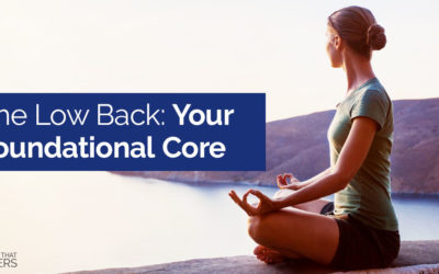 The Low Back: Your Foundational Core